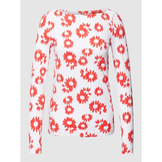 Bluzka z długim rękawem w kwiatowe wzory ze sklepu Peek&Cloppenburg  w kategorii Bluzki damskie - zdjęcie 167935992