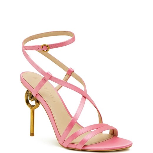 Pinko Skórzane sandały na szpilce SUNNY ze sklepu Gomez Fashion Store w kategorii Sandały damskie - zdjęcie 167936083