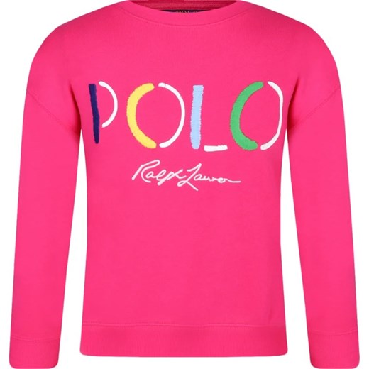 Bluza dziewczęca Polo Ralph Lauren różowa 