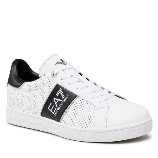 Sneakersy EA7 Emporio Armani X8X102 XK258 Q678 White/Black/Gold 42 eobuwie.pl
