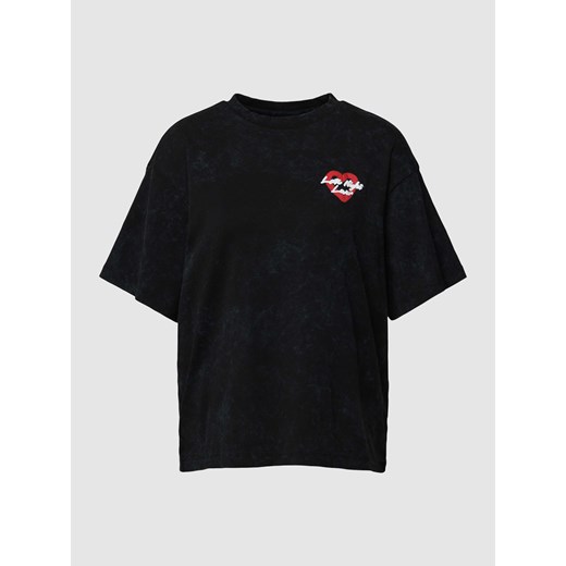 T-shirt z nadrukiem z logo model ‘Dazalena’ ze sklepu Peek&Cloppenburg  w kategorii Bluzki damskie - zdjęcie 167940103