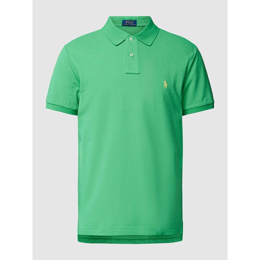 Koszulka polo o kroju regular fit w jednolitym kolorze ze sklepu Peek&Cloppenburg  w kategorii T-shirty męskie - zdjęcie 167940130