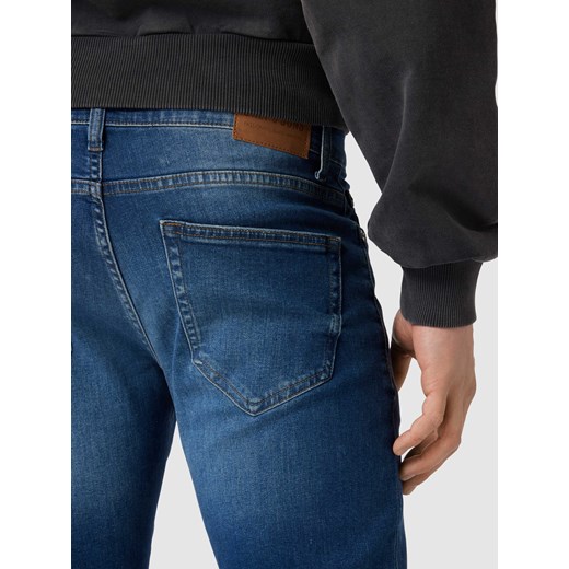 Jeansy o kroju slim fit z naszywką z logo model ‘SLOOM’ Only & Sons 30/32 Peek&Cloppenburg 