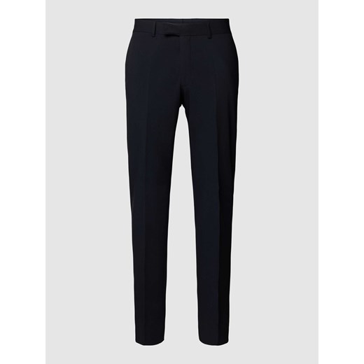 Spodnie od garnituru o kroju slim fit granatowe Strellson ze sklepu Peek&Cloppenburg  w kategorii Spodnie męskie - zdjęcie 167940753