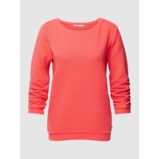 Bluza z rękawami o długości 3/4 w jednolitym kolorze ze sklepu Peek&Cloppenburg  w kategorii Bluzy damskie - zdjęcie 167940760