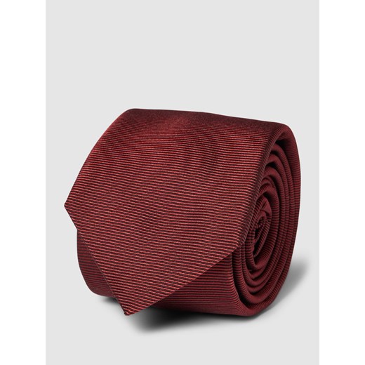 Krawat z jedwabiu z wzorem w paski ze sklepu Peek&Cloppenburg  w kategorii Krawaty - zdjęcie 167940833