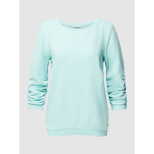 Bluza z rękawami o długości 3/4 w jednolitym kolorze ze sklepu Peek&Cloppenburg  w kategorii Bluzy damskie - zdjęcie 167940891