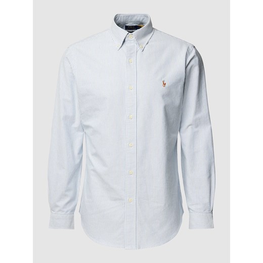 Koszula casualowa o kroju custom fit ze wzorem w paski ze sklepu Peek&Cloppenburg  w kategorii Koszule męskie - zdjęcie 167941053