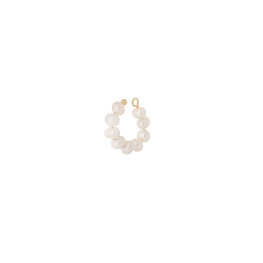 nausznica z perłami srebrna pozłacana ze sklepu ANIA KRUK w kategorii Kolczyki - zdjęcie 167942734