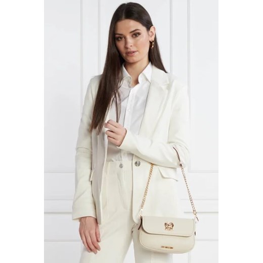 Kopertówka Love Moschino ze skóry ekologicznej matowa mała na ramię