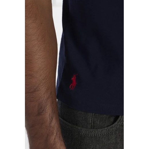 Polo Ralph Lauren t-shirt męski na wiosnę z napisem z krótkimi rękawami