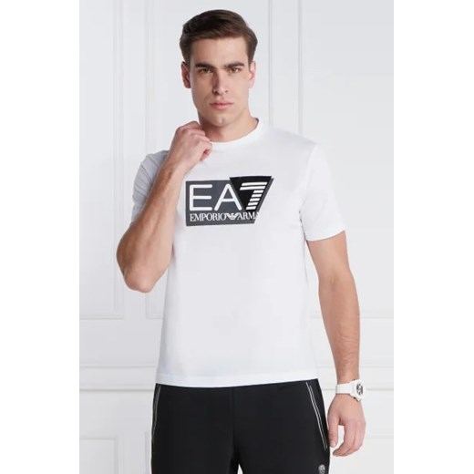 Emporio Armani t-shirt męski młodzieżowy biały