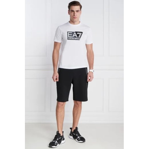 T-shirt męski Emporio Armani biały młodzieżowy
