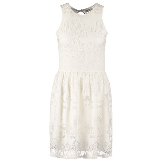 Miss Selfridge Sukienka letnia white zalando bezowy abstrakcyjne wzory