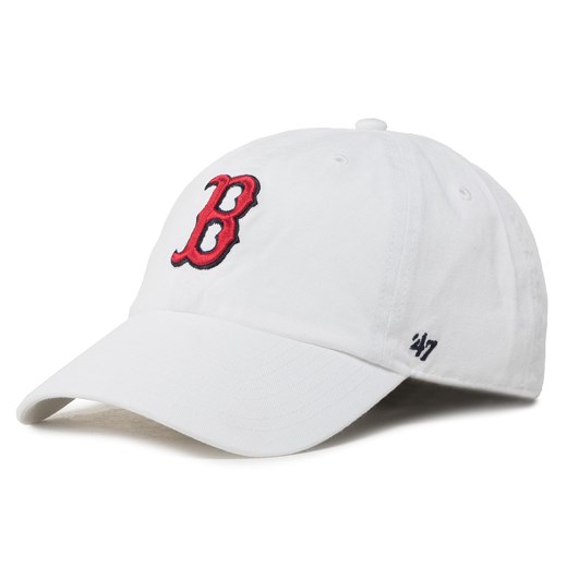 Czapka z daszkiem 47 Brand Mlb Boston Red Sox B-RGW02GWS-WH Biały ze sklepu eobuwie.pl w kategorii Czapki z daszkiem męskie - zdjęcie 167944603