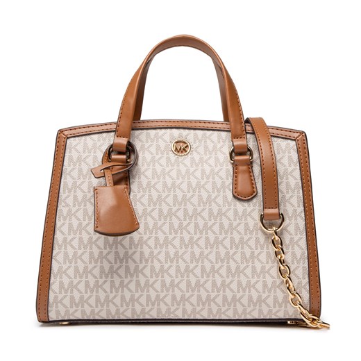 Torebka MICHAEL Michael Kors Chantal 30F2G7CM1B Vanilla/Acrn Michael Michael Kors one size okazja eobuwie.pl