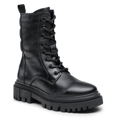 Trapery Tamaris 1-25844-29 Black Leather 003 Tamaris 36 eobuwie.pl