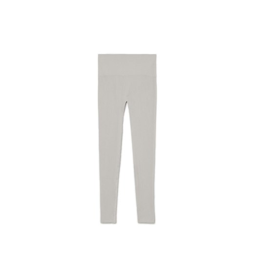 Cropp - Szare prążkowane legginsy - jasny szary Cropp S Cropp