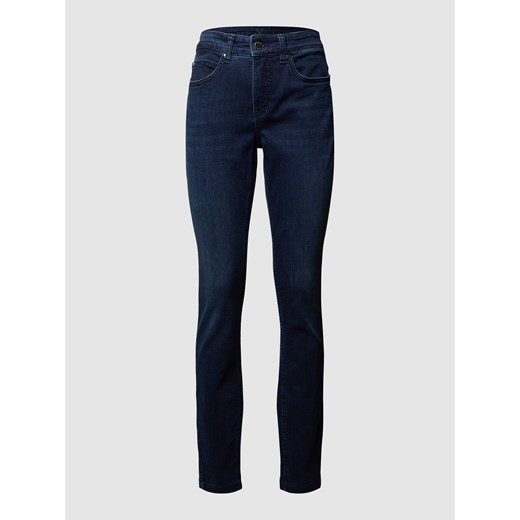 Jeansy w dekatyzowanym stylu o kroju skinny fit model ‘DREAM SKINNY’ ze sklepu Peek&Cloppenburg  w kategorii Jeansy damskie - zdjęcie 167951213