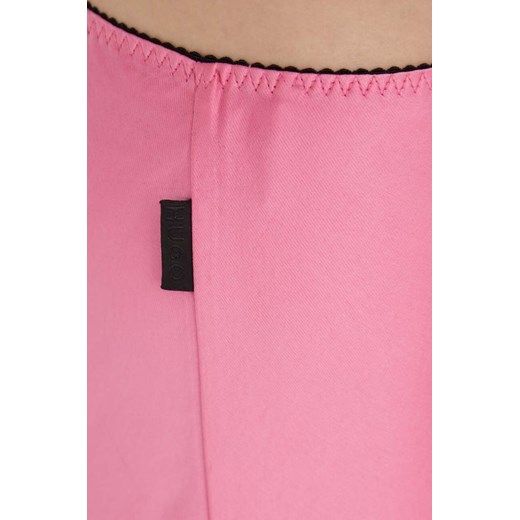 HUGO spódnica kolor różowy maxi rozkloszowana 36 ANSWEAR.com