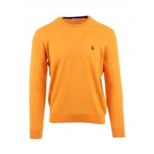sweter męski u.s. polo assn. 48847 eh03 pomarańczowy ze sklepu Royal Shop w kategorii Swetry męskie - zdjęcie 167957134