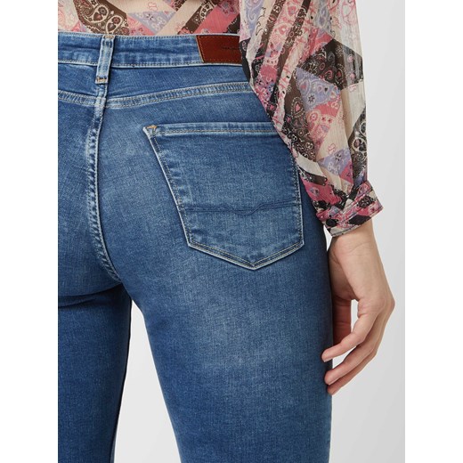 Jeansy z wysokim stanem o kroju skinny fit z dodatkiem streczu model ‘Regent’ Pepe Jeans 27/30 Peek&Cloppenburg 