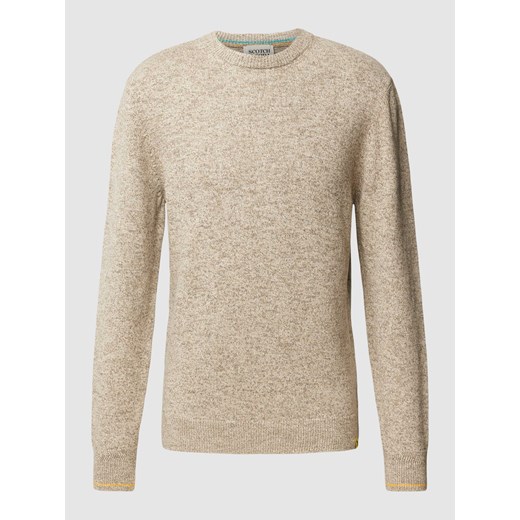 Sweter z dzianiny z efektem melanżu ze sklepu Peek&Cloppenburg  w kategorii Swetry męskie - zdjęcie 167963732