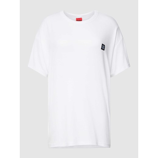 T-shirt z naszywką z logo model ‘NAIANI’ L wyprzedaż Peek&Cloppenburg 