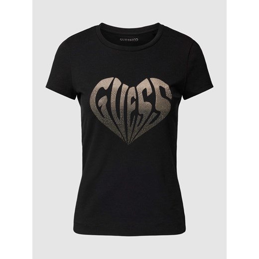 T-shirt z nadrukiem z logo Guess S Peek&Cloppenburg 