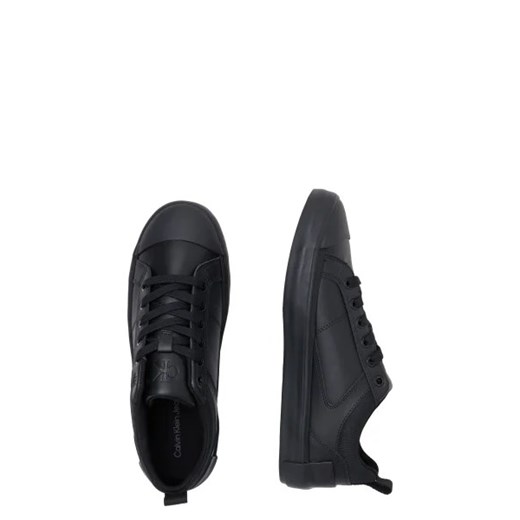 Buty sportowe męskie Calvin Klein czarne wiązane z tworzywa sztucznego 
