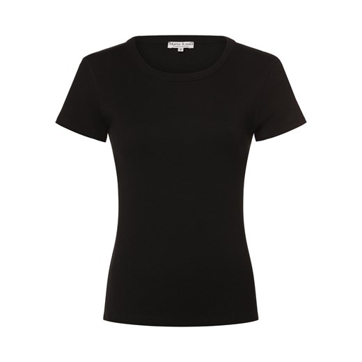 Marie Lund Koszulka damska Kobiety Bawełna czarny jednolity ze sklepu vangraaf w kategorii Bluzki damskie - zdjęcie 167967140