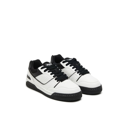 Cropp - Czarno-białe sneakersy - czarny Cropp 43 Cropp okazja