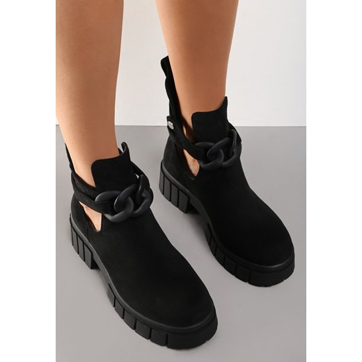 Czarne Botki Elamna Renee 40 renee.pl promocja