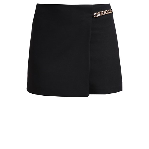 Miss Selfridge Spódnica mini black zalando czarny abstrakcyjne wzory