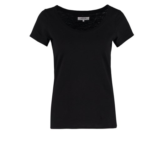 Zalando Essentials Tshirt basic black zalando czarny abstrakcyjne wzory