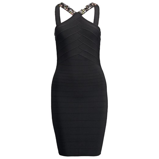 MARCIANO GUESS Sukienka letnia black zalando czarny abstrakcyjne wzory