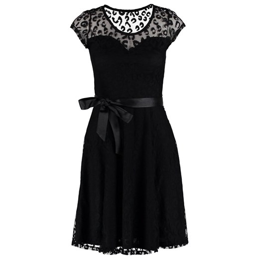 Morgan ROROT Sukienka koktajlowa noir zalando czarny krótkie