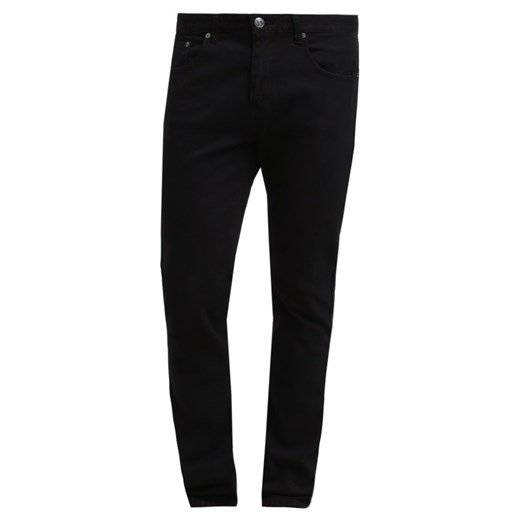 YOUR TURN Jeansy Slim fit black denim zalando czarny abstrakcyjne wzory