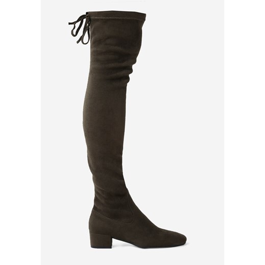 Zielone Kozaki Genial Renee 39 wyprzedaż renee.pl