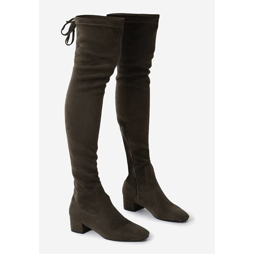 Zielone Kozaki Genial Renee 37 promocja renee.pl