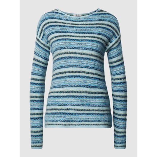 Sweter z dzianiny z okrągłym dekoltem ze sklepu Peek&Cloppenburg  w kategorii Swetry damskie - zdjęcie 168079714