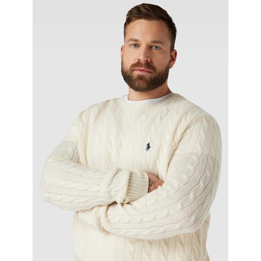Sweter męski biały Polo Ralph Lauren 