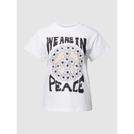 T-shirt z nadrukowanym motywem ze sklepu Peek&Cloppenburg  w kategorii Bluzki damskie - zdjęcie 168081004
