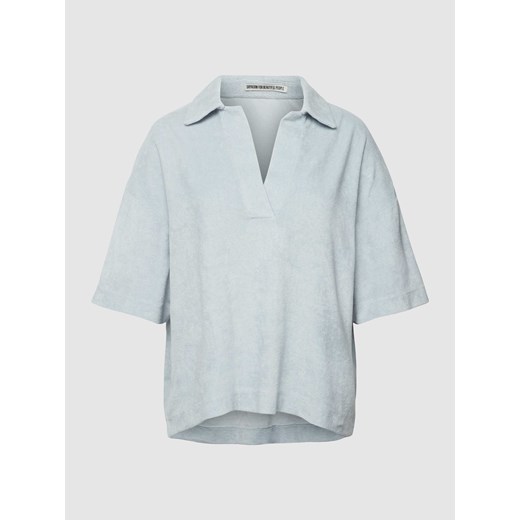 Bluza z froty z dekoltem w serek model ‘JARNA’ Drykorn XS wyprzedaż Peek&Cloppenburg 