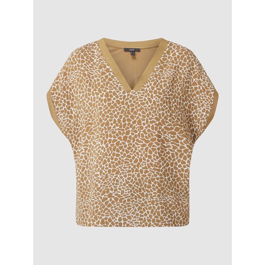 Bluzka z przodem w kontrastowym kolorze ze sklepu Peek&Cloppenburg  w kategorii Bluzki damskie - zdjęcie 168083071