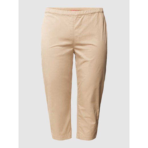 Spodnie capri PLUS SIZE z elastycznym pasem model ‘RECOARO’ ze sklepu Peek&Cloppenburg  w kategorii Spodnie damskie - zdjęcie 168083381