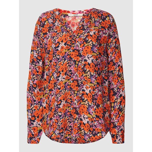 Bluzka z wiskozy z kwiatowym wzorem ze sklepu Peek&Cloppenburg  w kategorii Bluzki damskie - zdjęcie 168083620
