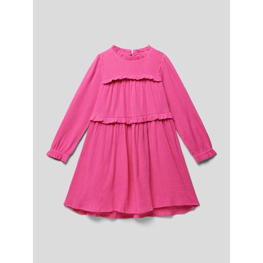 Sukienka o długości do kolan z falbanami model ‘Back to School’ ze sklepu Peek&Cloppenburg  w kategorii Sukienki dziewczęce - zdjęcie 168083690