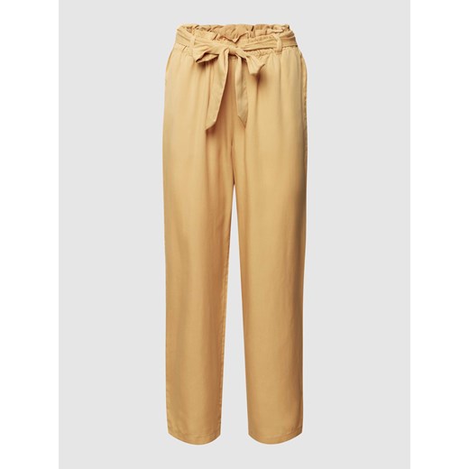 Spodnie o kroju relaxed fit z elastycznym pasem ze sklepu Peek&Cloppenburg  w kategorii Spodnie damskie - zdjęcie 168083720
