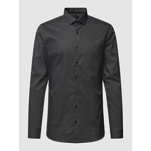 Koszula biznesowa o kroju modern fit ze wzorem na całej powierzchni ze sklepu Peek&Cloppenburg  w kategorii Koszule męskie - zdjęcie 168083910